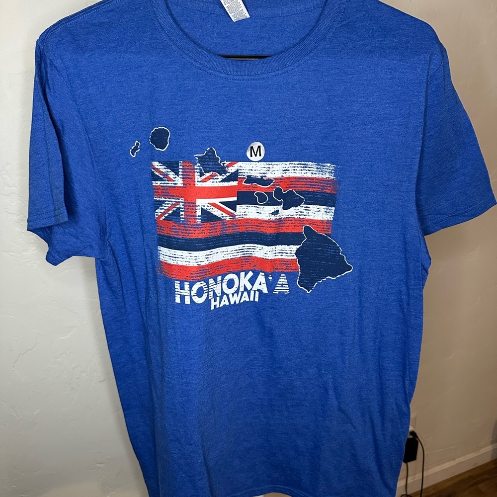 Honoka’a Hawaii Blue Men’s Tee